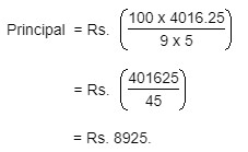 Simple Interest - General Questions 2 Principal