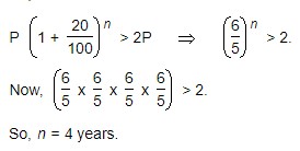 Compound Interest - General Questions 3 number of complete years