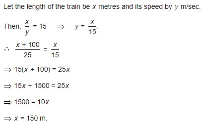 Problems on Trains - General Questions 4 Its length is