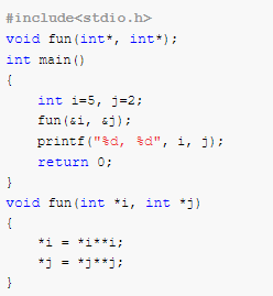 Functions - Find Output of Program 12 What will be the output of the program