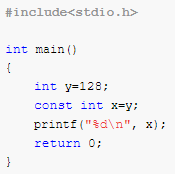 Const - Find Output of Program 13 Screenshot 1