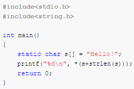 Strings - Find Output of Program 12 Screenshot 2