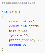 Const - Find Output of Program 17 Screenshot 4
