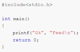 Strings - Find Output of Program 12 What will be the output of this program