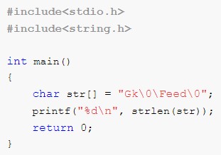 Strings - Find Output of Program 15 What will be the output